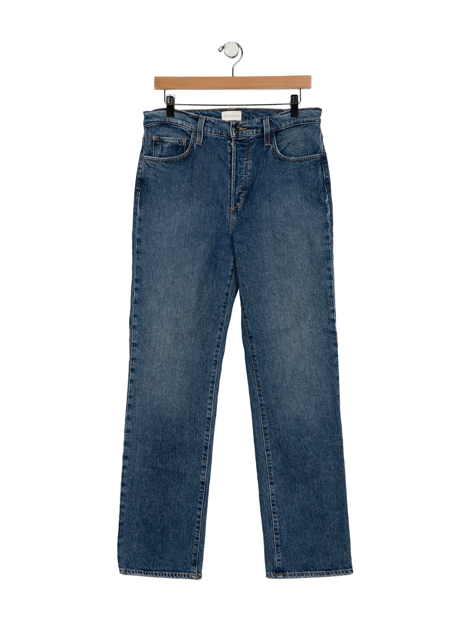 Favorite Daughter High-Rise Straight Leg Jeans
