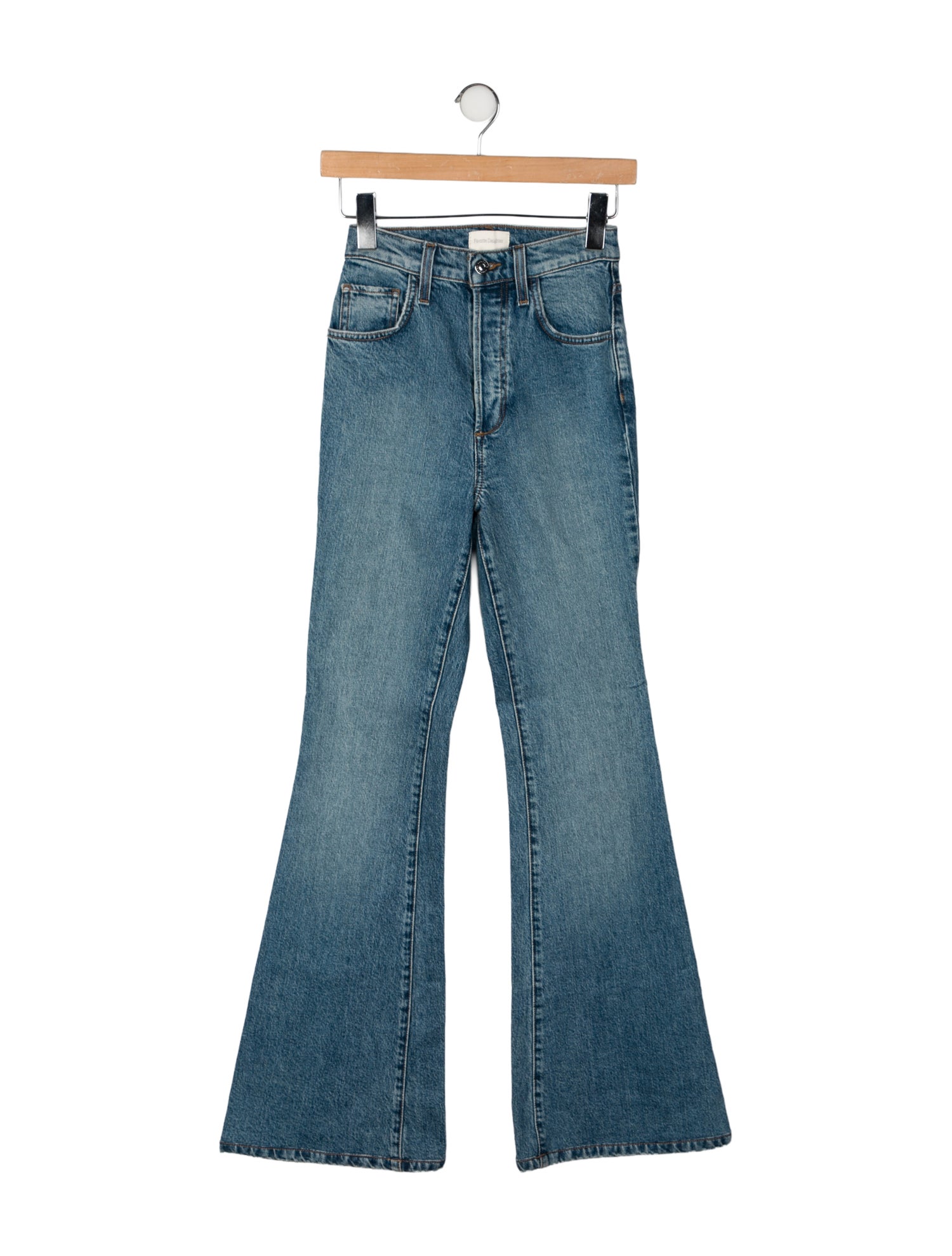 Favorite Daughter Mid-Rise Wide Leg Jeans