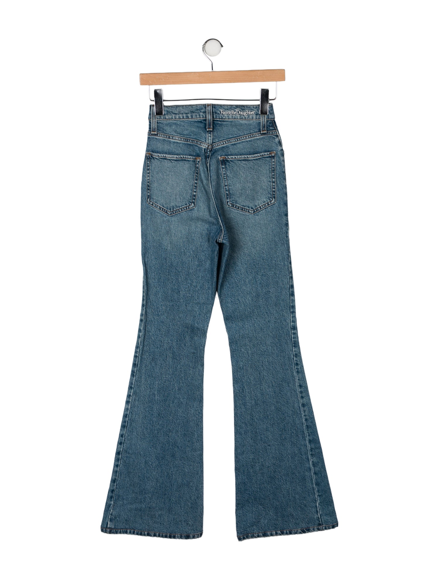 Favorite Daughter Mid-Rise Wide Leg Jeans