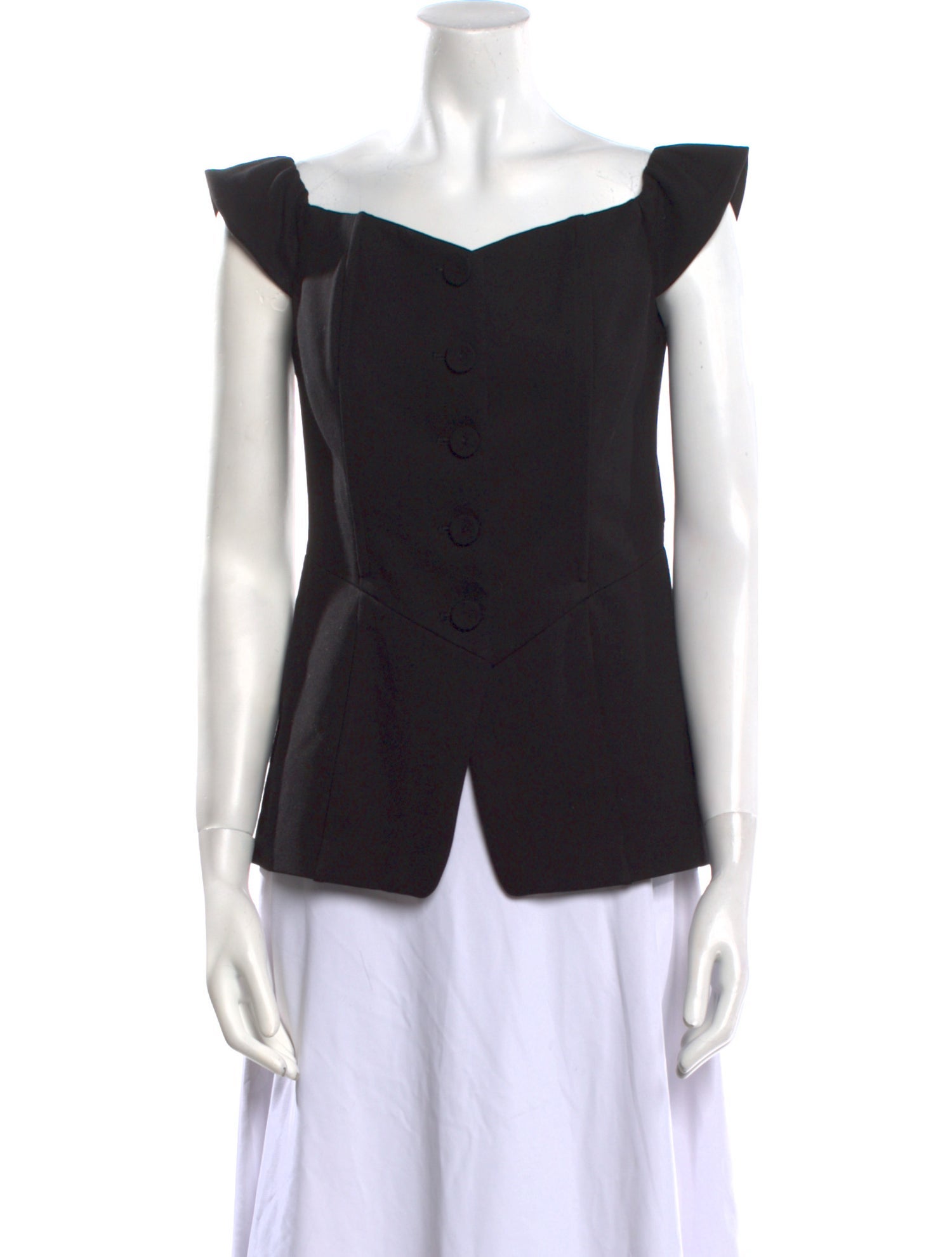 Favorite Daughter Square Neckline Short Sleeve Blouse