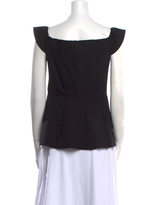 Favorite Daughter Square Neckline Short Sleeve Blouse