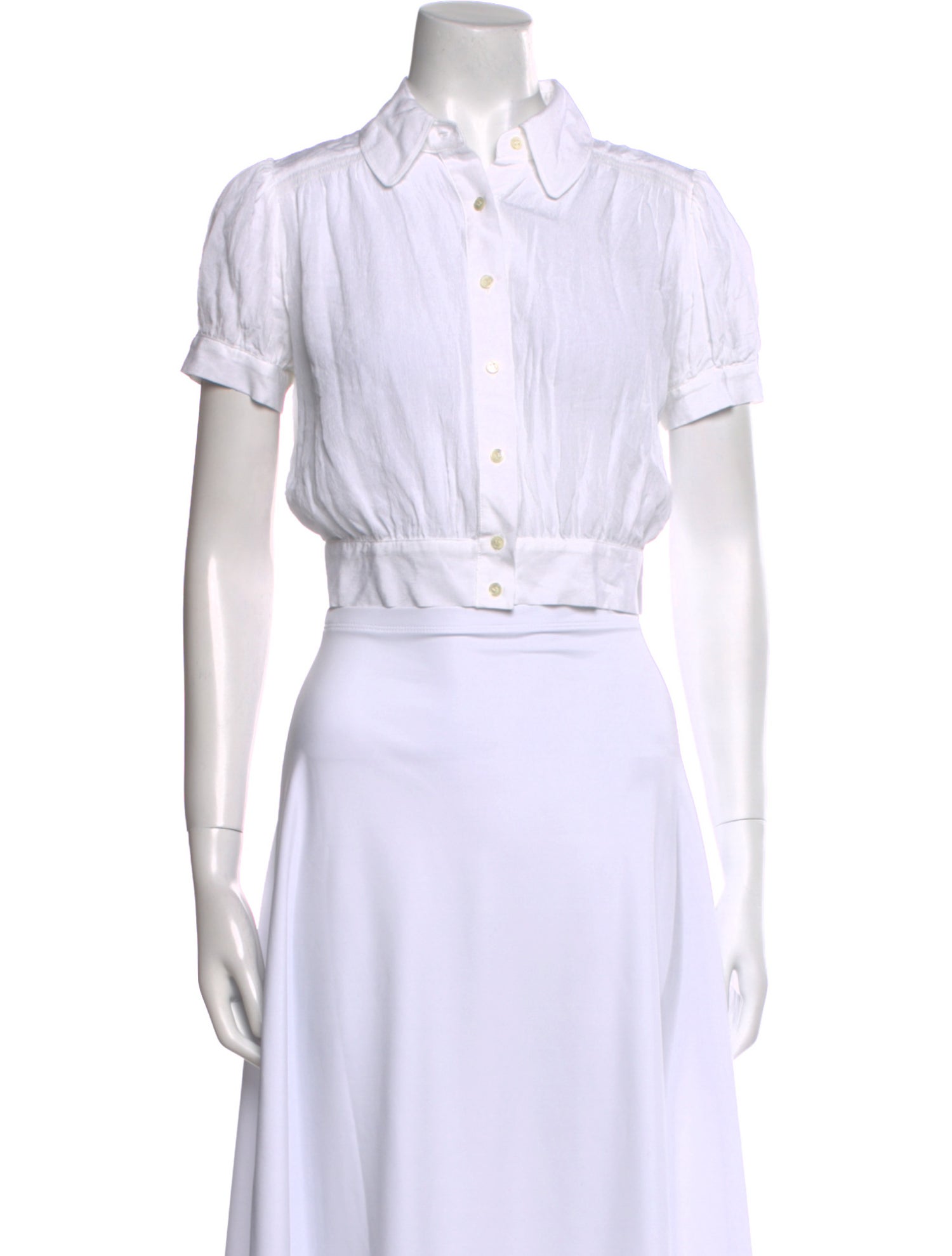 Favorite Daughter Striped Short Sleeve Crop Top