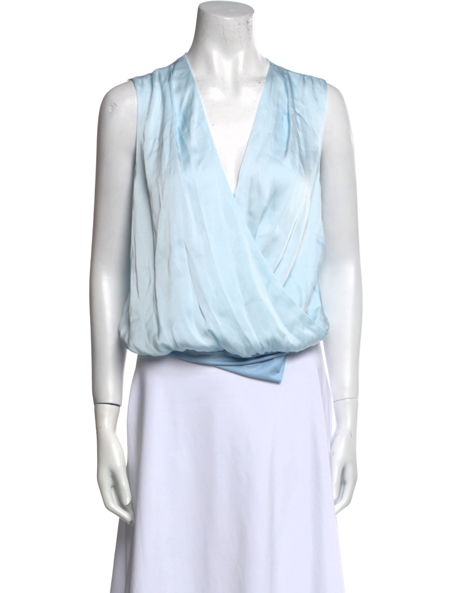 Favorite Daughter V-Neck Sleeveless Crop Top