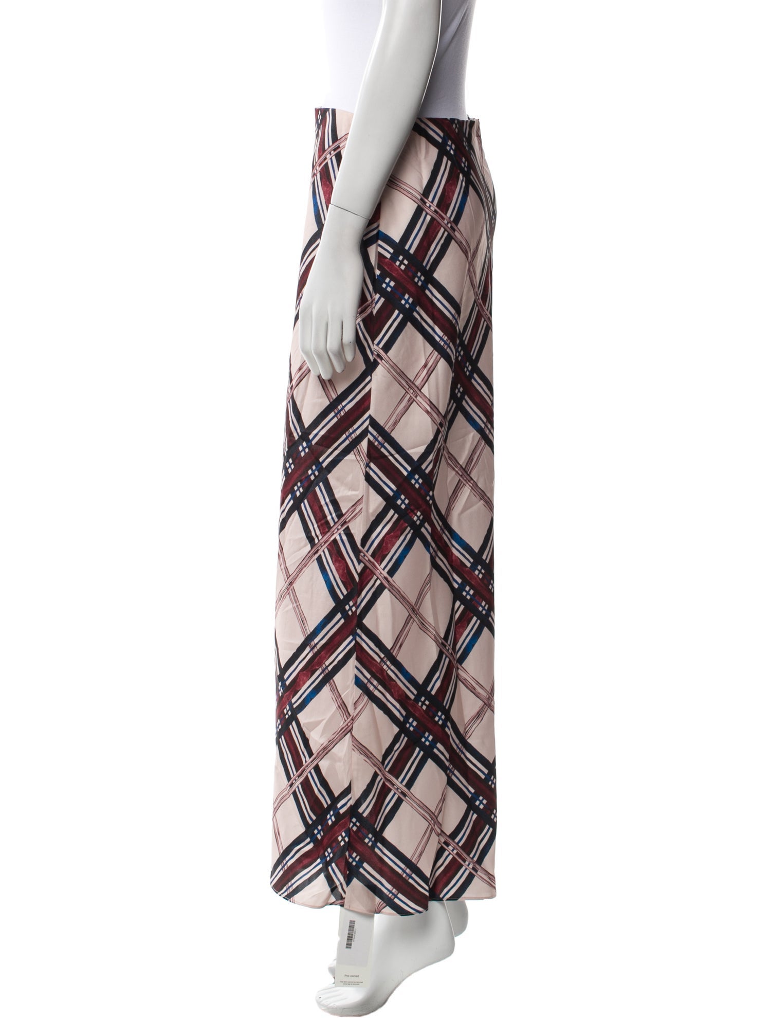 Favorite Daughter Plaid Print Midi Length Skirt