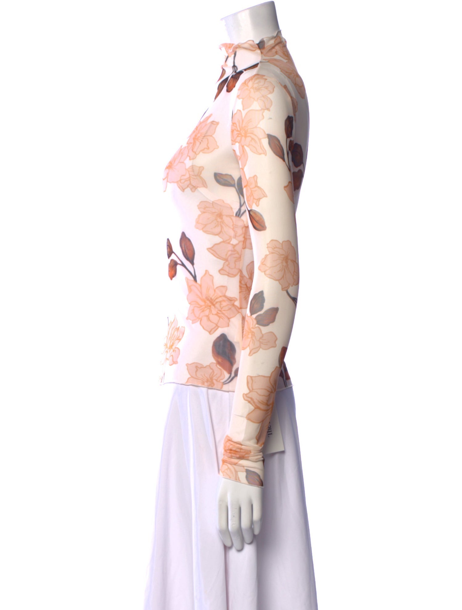 Favorite Daughter Floral Print Mock Neck Sweatshirt w/ Tags