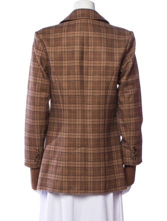 Favorite Daughter Plaid Print Blazer