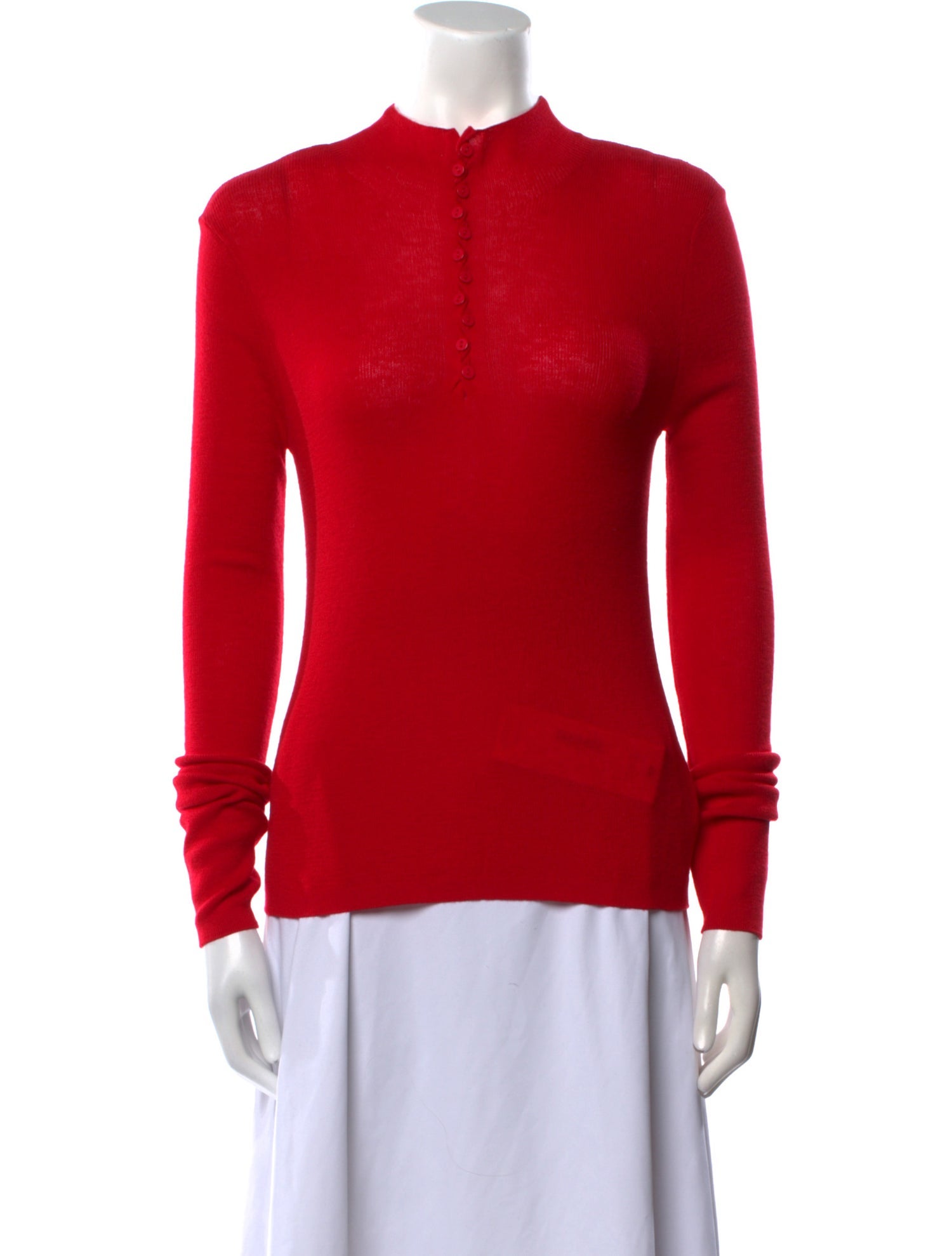 Favorite Daughter Merino Wool Mock Neck Sweater