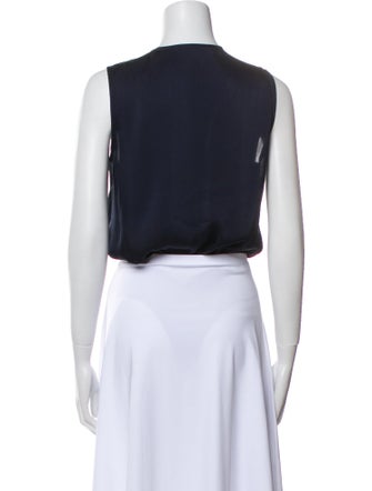 Favorite Daughter V-Neck Sleeveless Crop Top