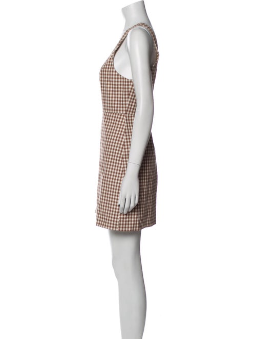 Favorite Daughter Plaid Print Mini Dress