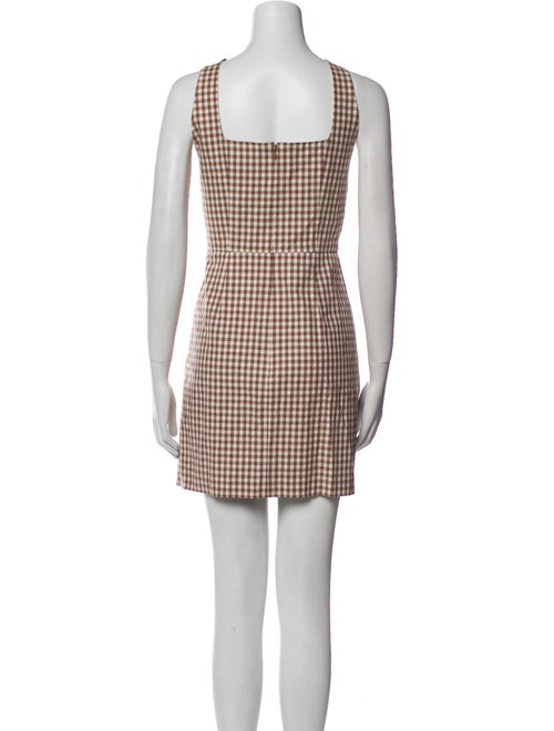 Favorite Daughter Plaid Print Mini Dress