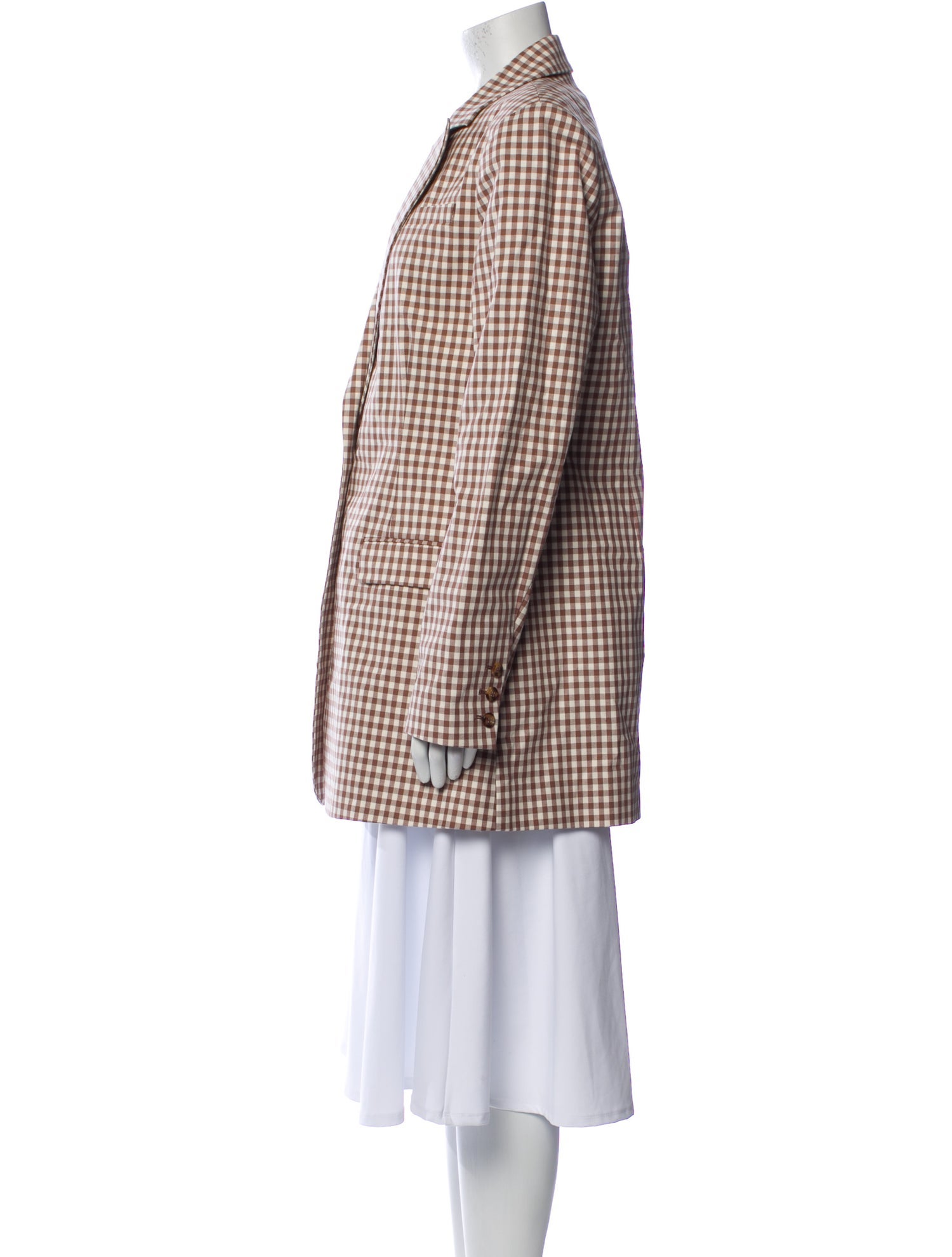 Favorite Daughter Plaid Print Blazer