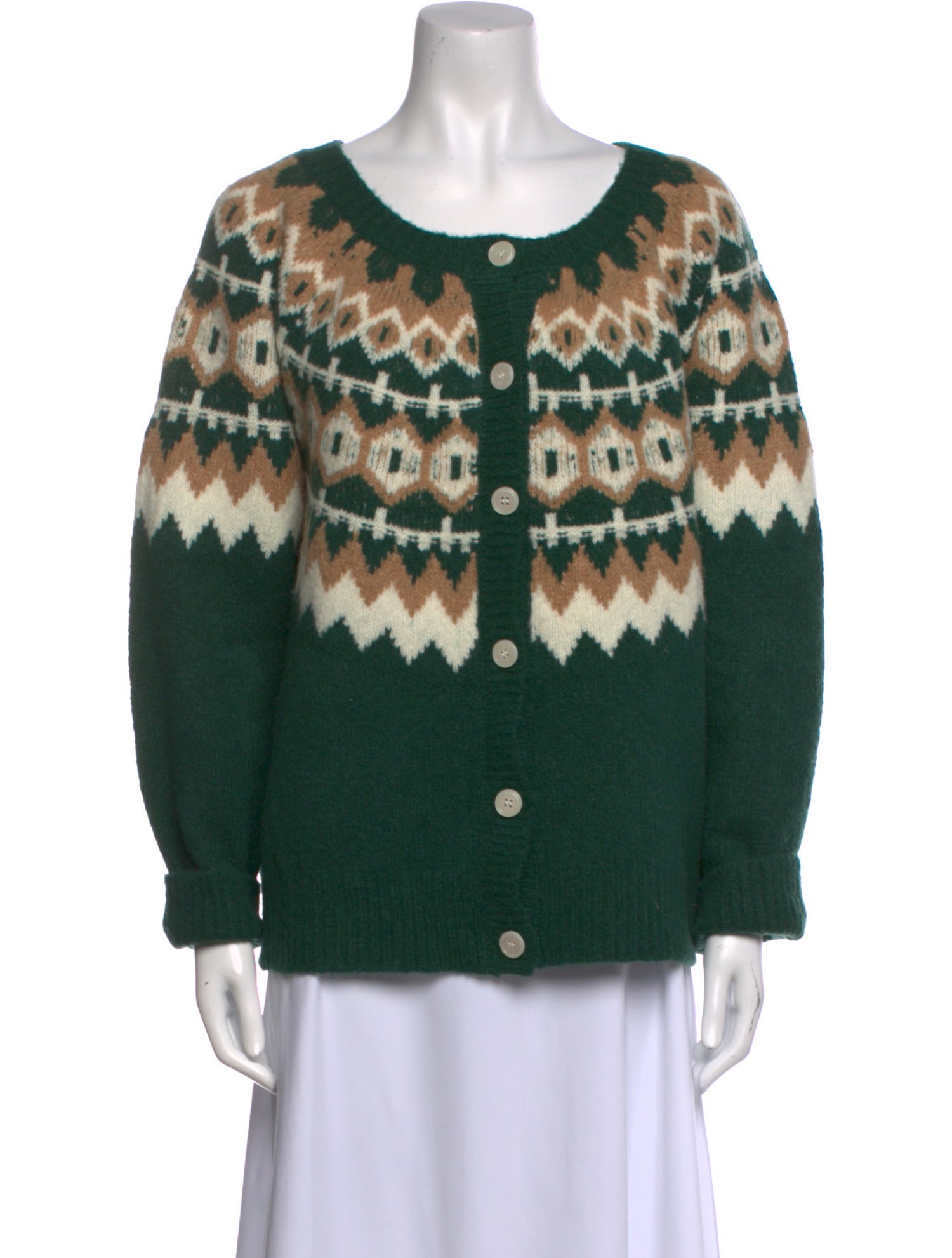 Favorite Daughter Merino Wool Printed Sweater