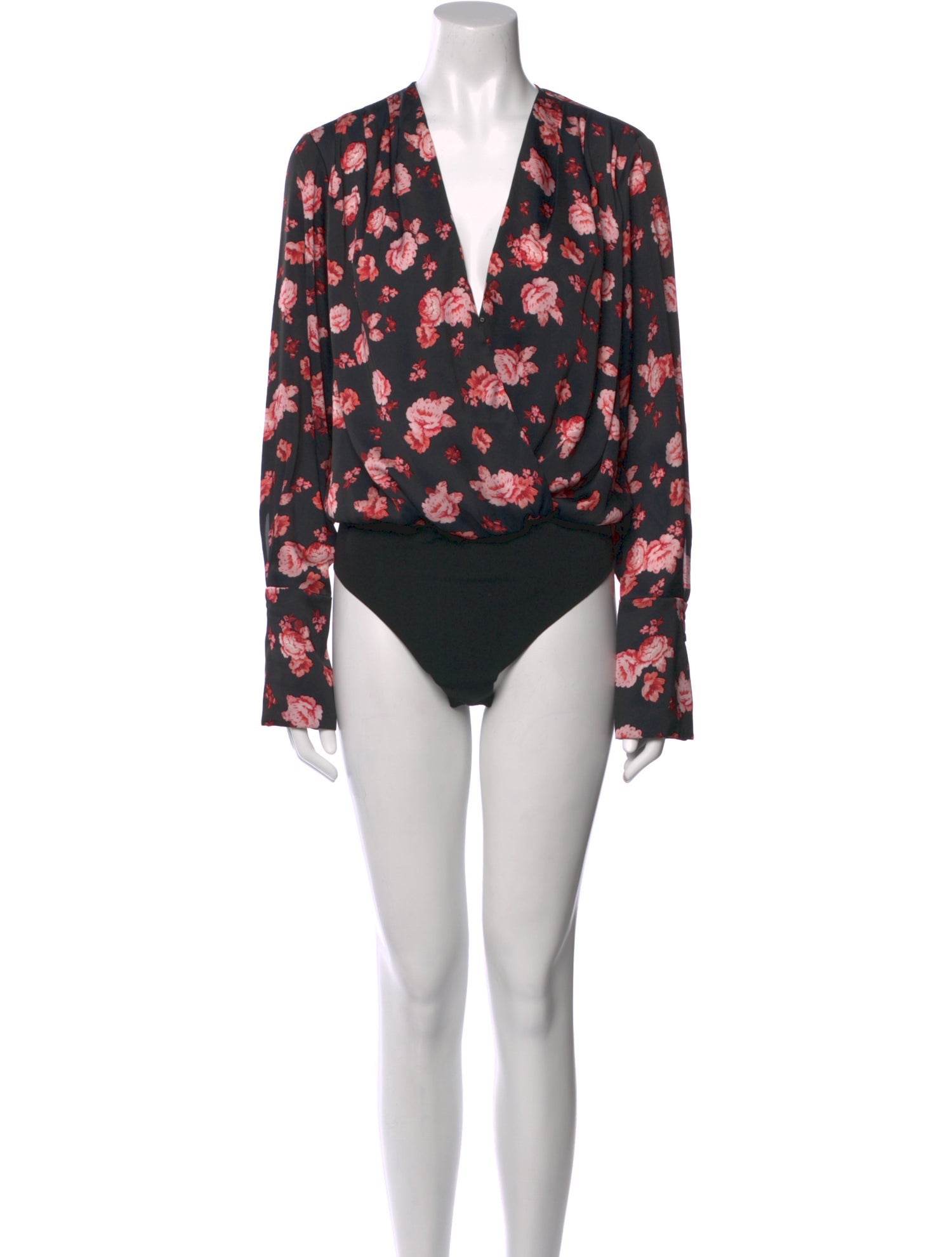 Favorite Daughter Floral Print V-Neck Bodysuit