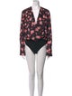 Favorite Daughter Floral Print V-Neck Bodysuit