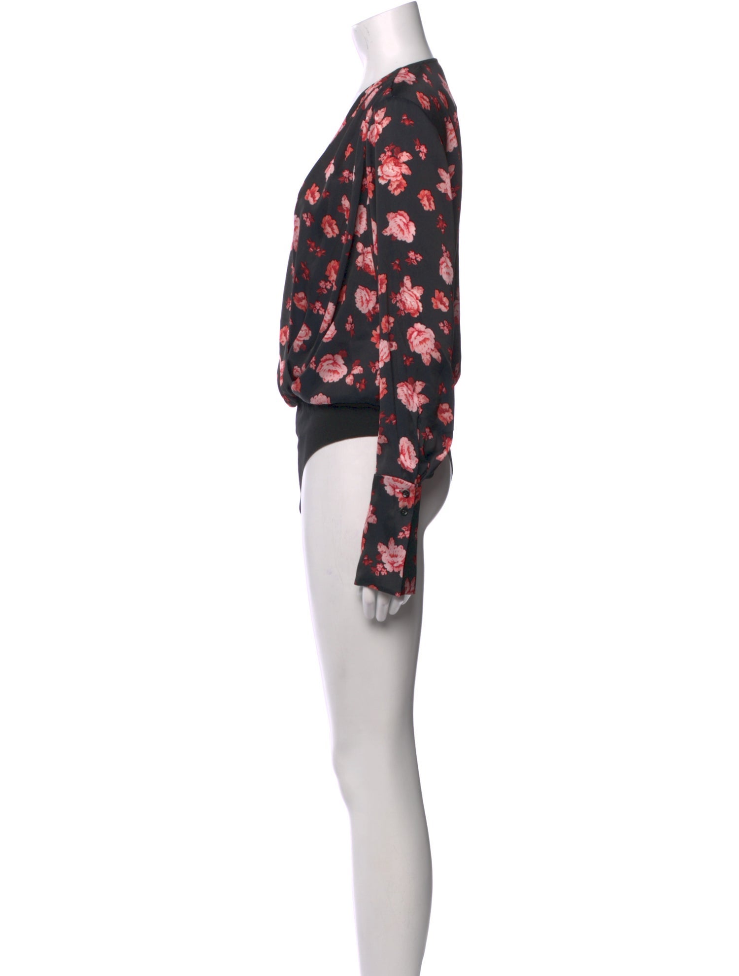 Favorite Daughter Floral Print V-Neck Bodysuit