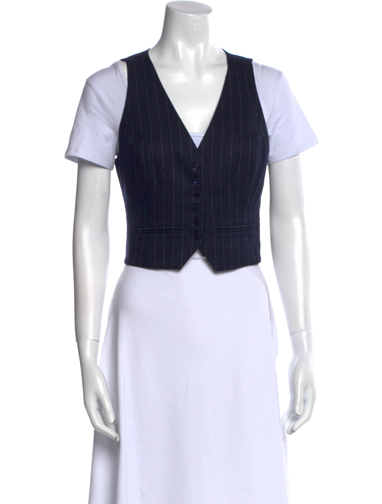 Favorite Daughter V-Neck Sleeveless Crop Top