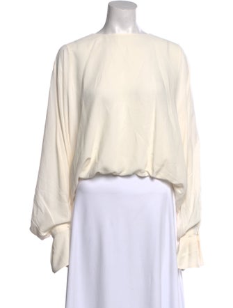 Favorite Daughter Bateau Neckline Long Sleeve Crop Top