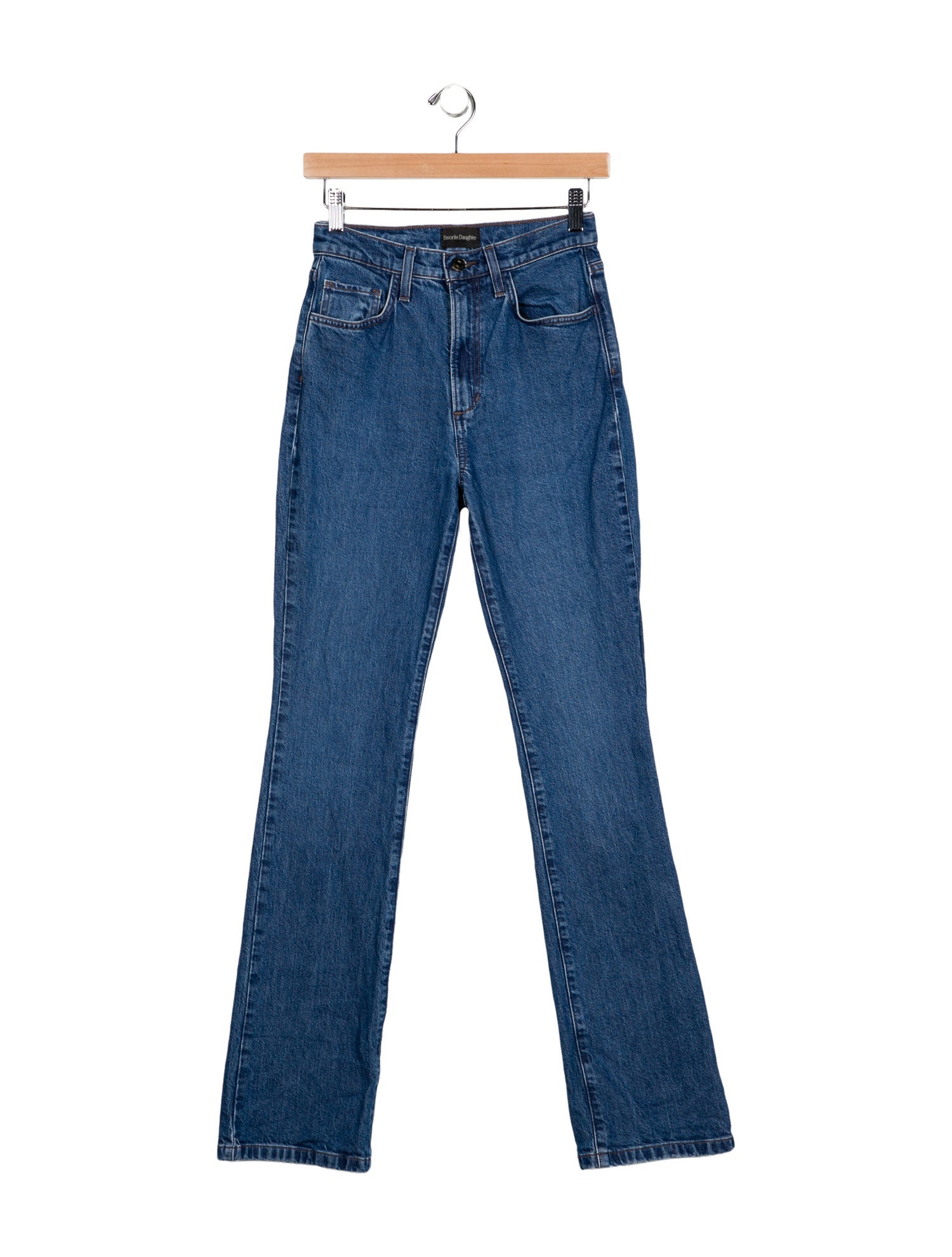 Favorite Daughter High-Rise Straight Leg Jeans
