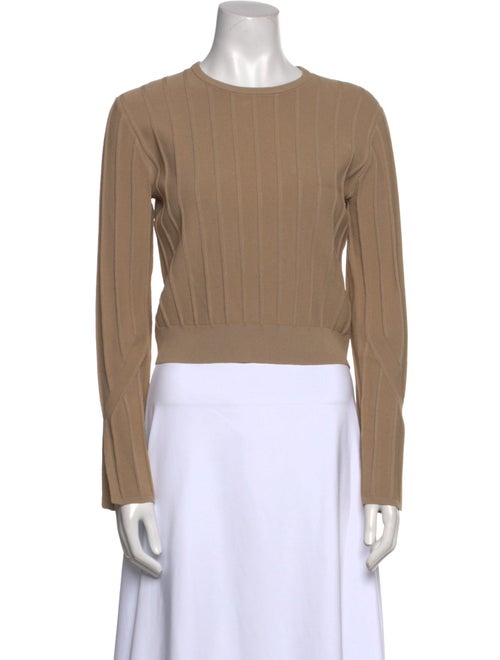 Favorite Daughter Crew Neck Long Sleeve Crop Top