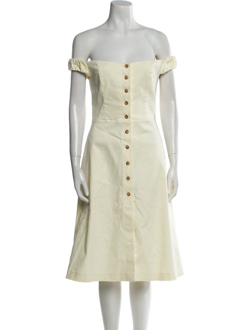 Favorite Daughter Off-The-Shoulder Knee-Length Dress