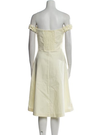 Favorite Daughter Off-The-Shoulder Knee-Length Dress