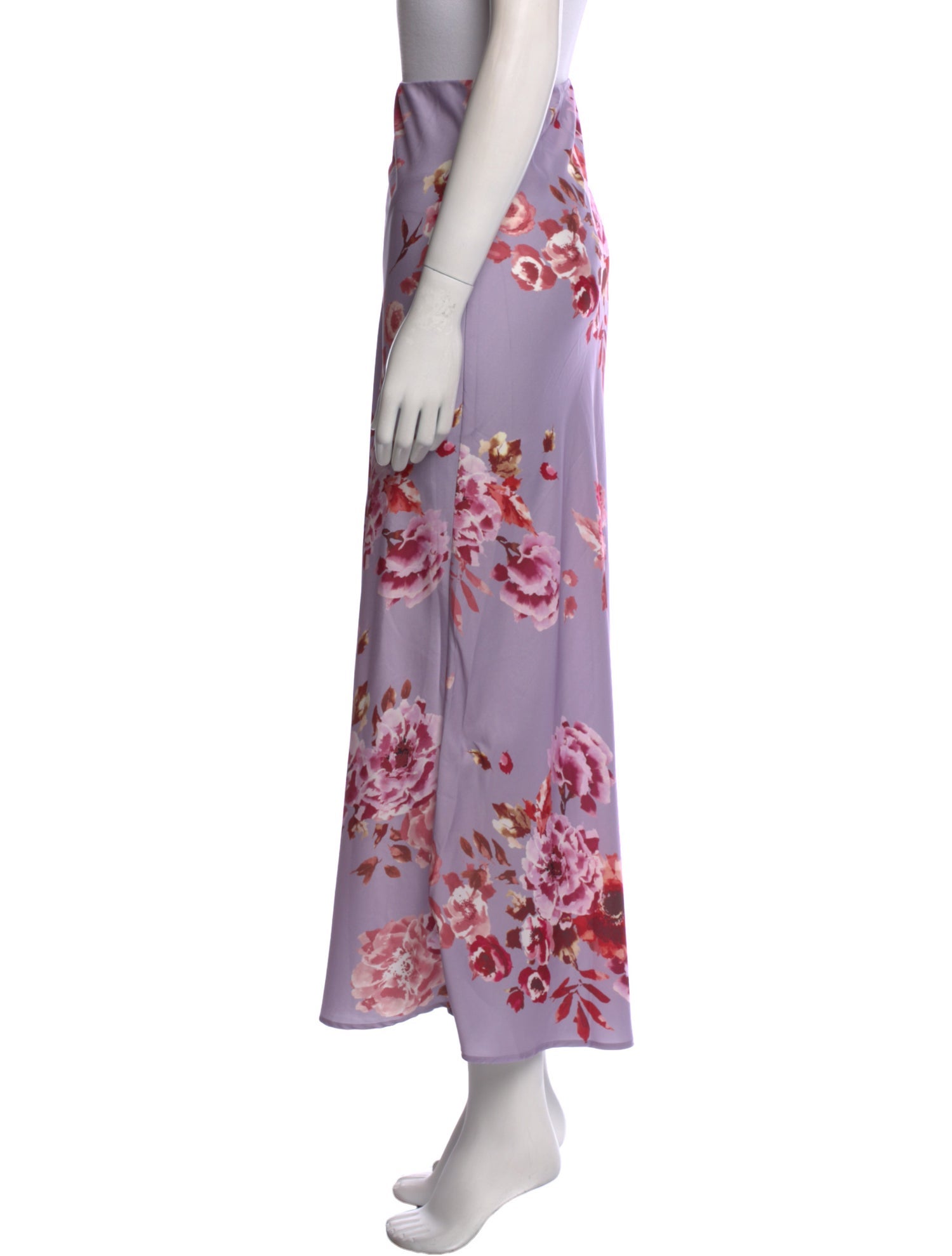 Favorite Daughter Floral Print Midi Length Skirt