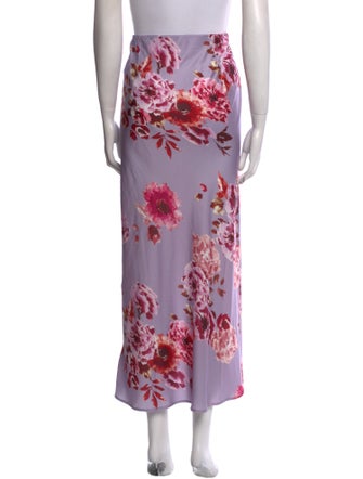 Favorite Daughter Floral Print Midi Length Skirt