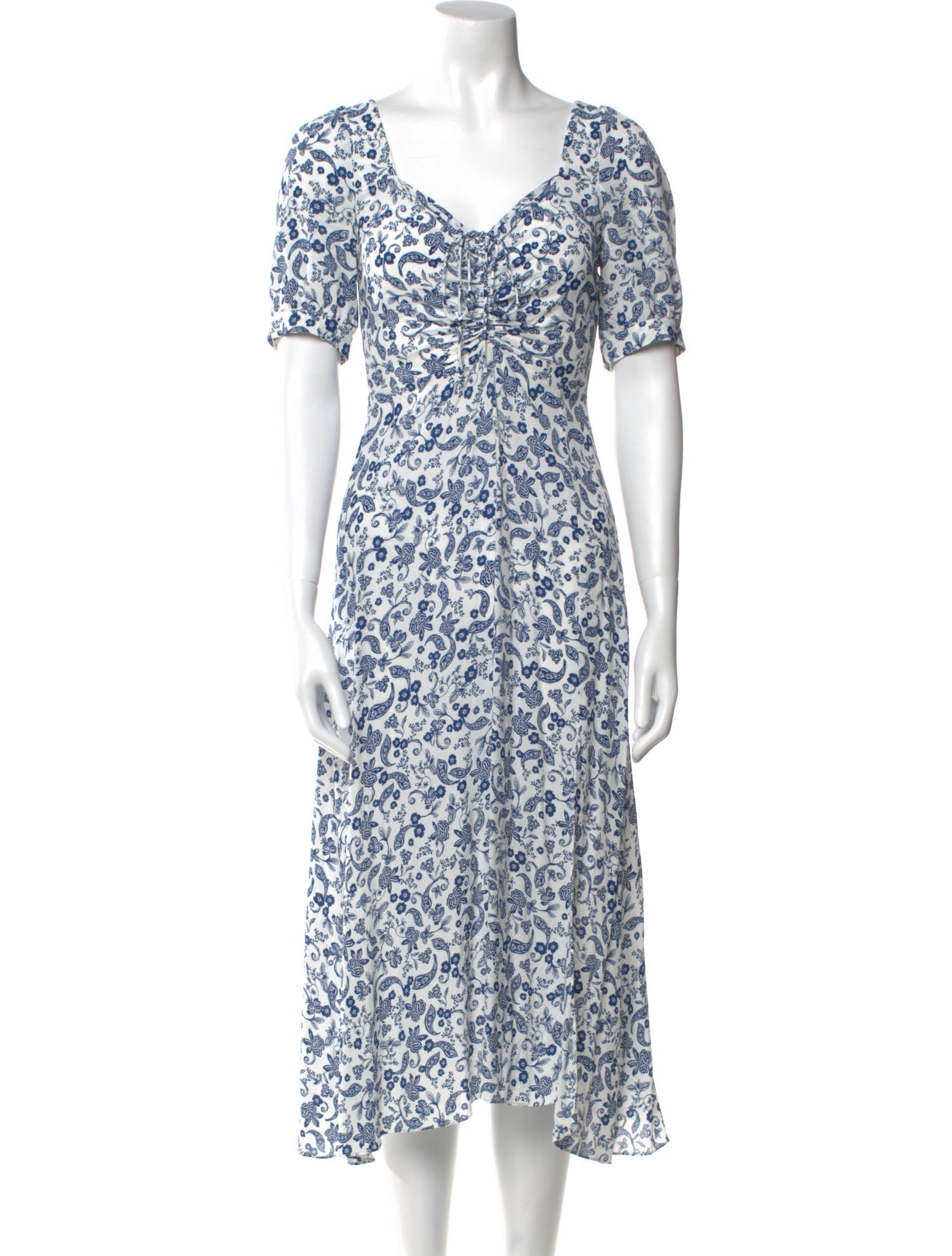 Favorite Daughter Floral Print Midi Length Dress