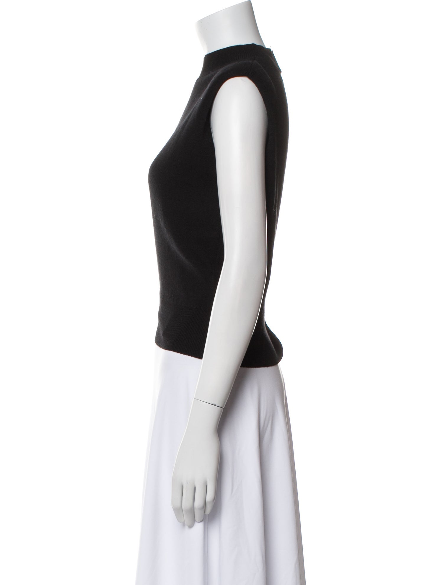 Favorite Daughter Mock Neck Sleeveless Crop Top