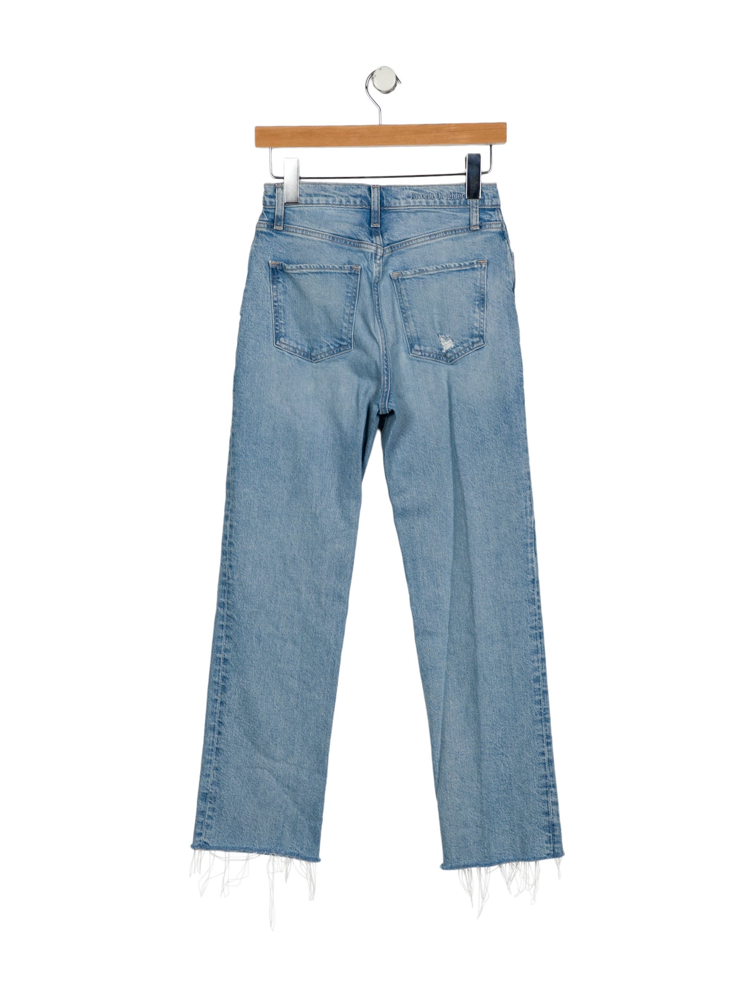 Favorite Daughter Low-Rise Straight Leg Jeans