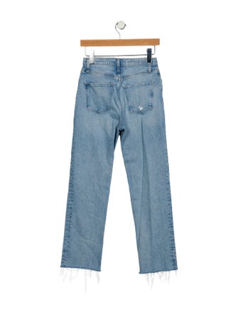 Favorite Daughter Low-Rise Straight Leg Jeans