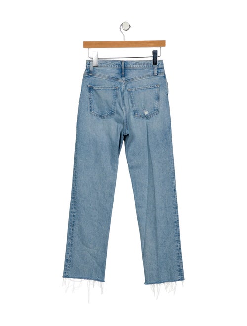 Favorite Daughter Low-Rise Straight Leg Jeans