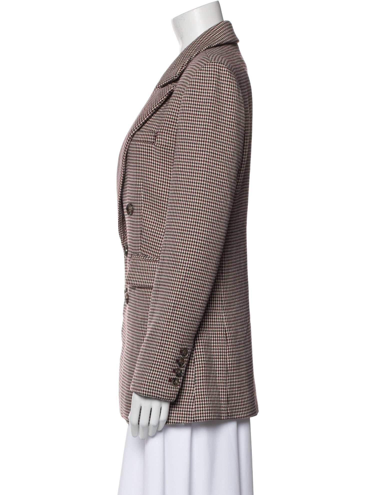 Favorite Daughter Houndstooth Print Peacoat