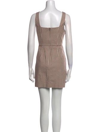 Favorite Daughter Plaid Print Mini Dress