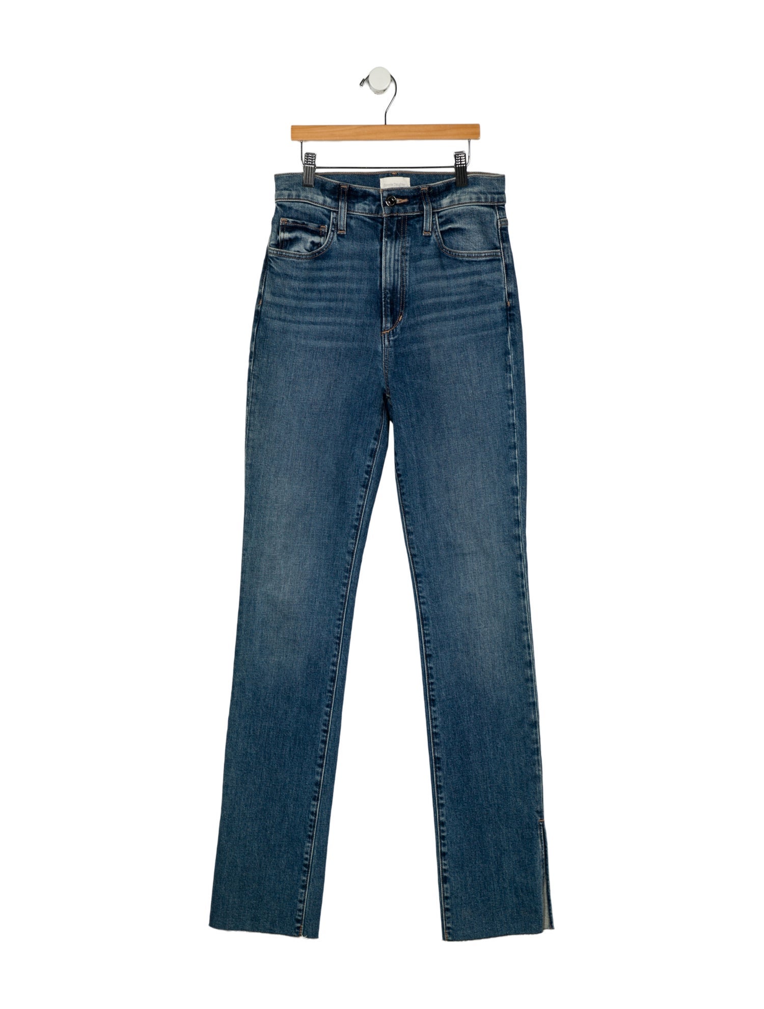 Favorite Daughter High-Rise Straight Leg Jeans