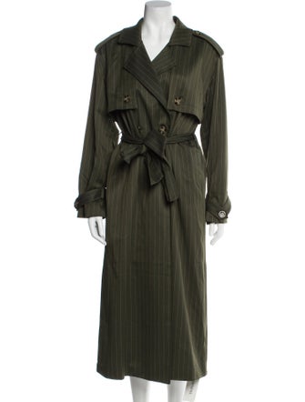 Favorite Daughter Striped Trench Coat