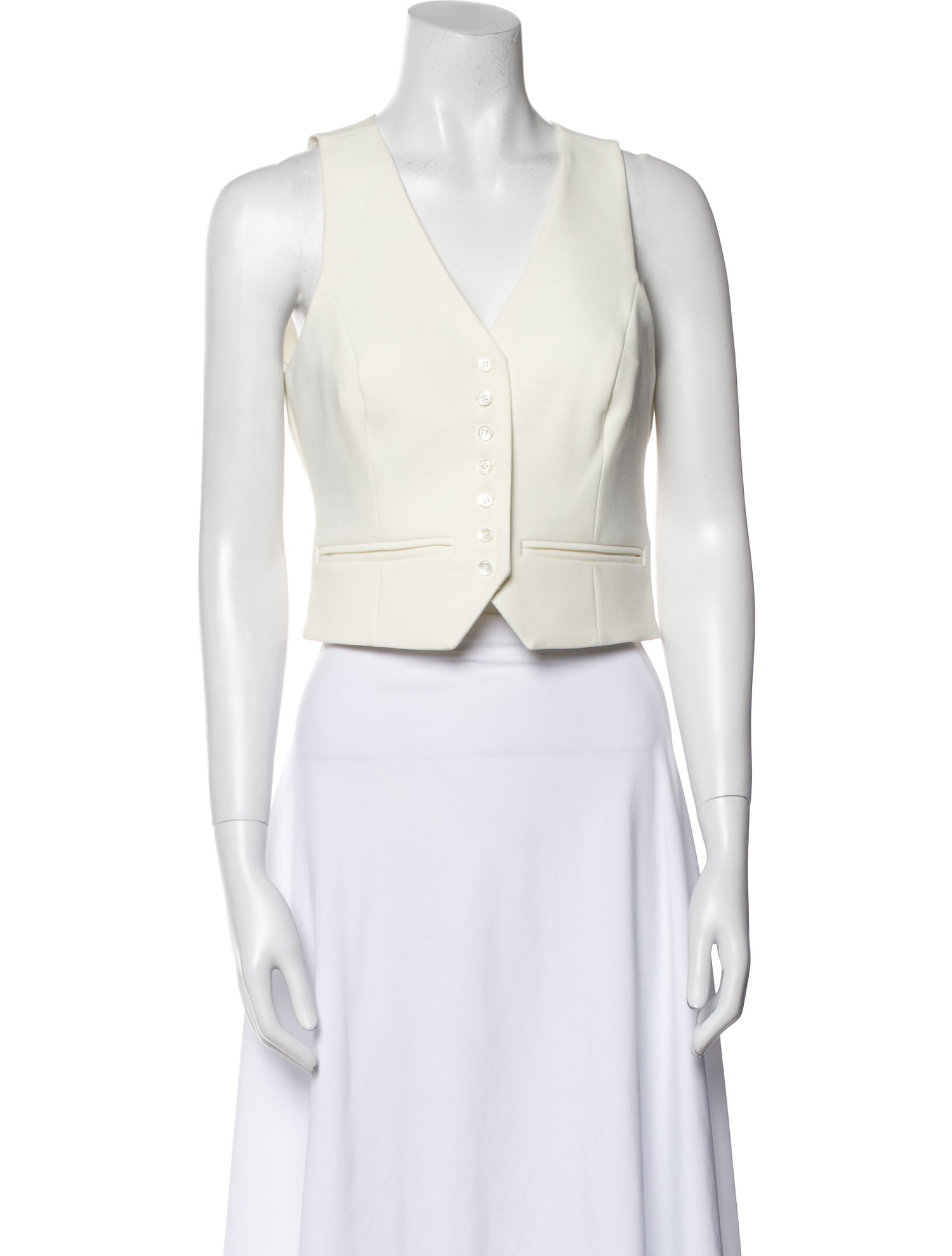 Favorite Daughter V-Neck Sleeveless Crop Top