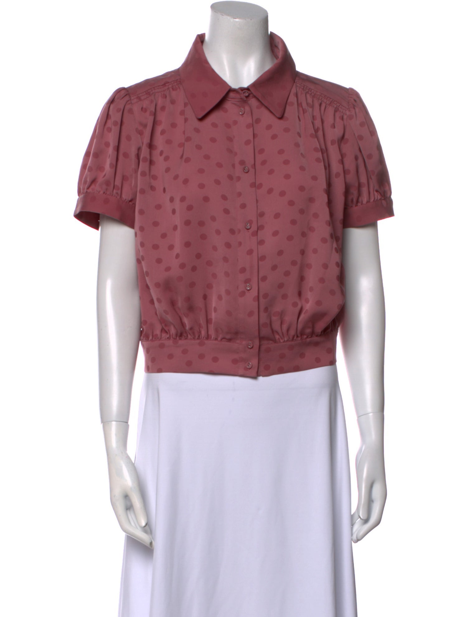 Favorite Daughter Short Sleeve Button-Up Top