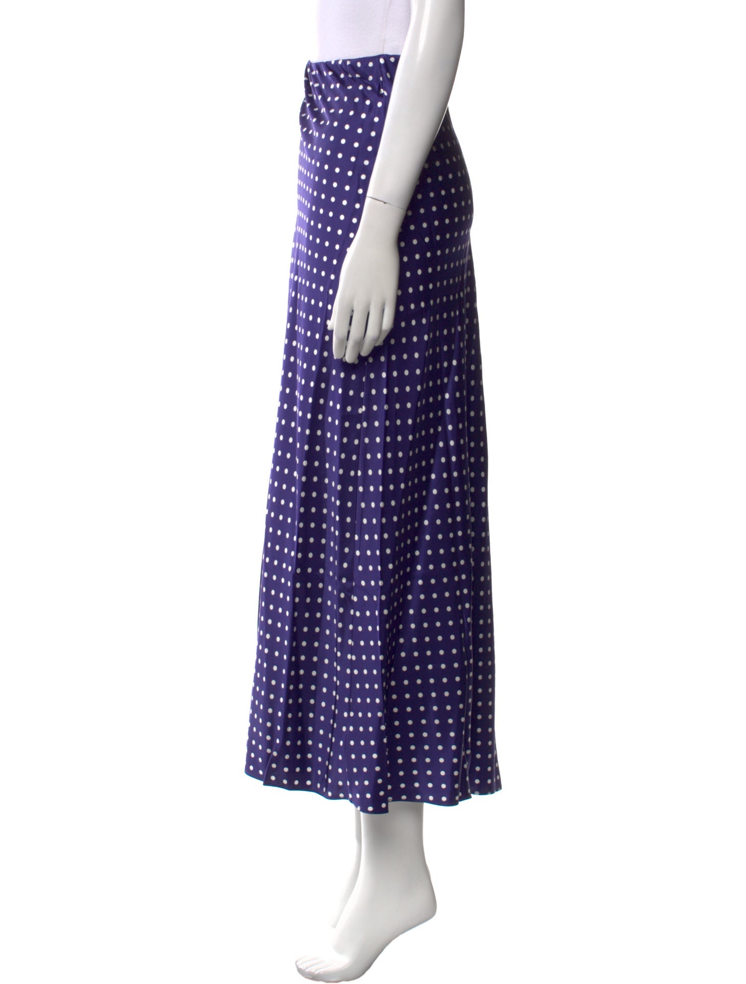 Favorite Daughter Polka Dot Print Midi Length Skirt