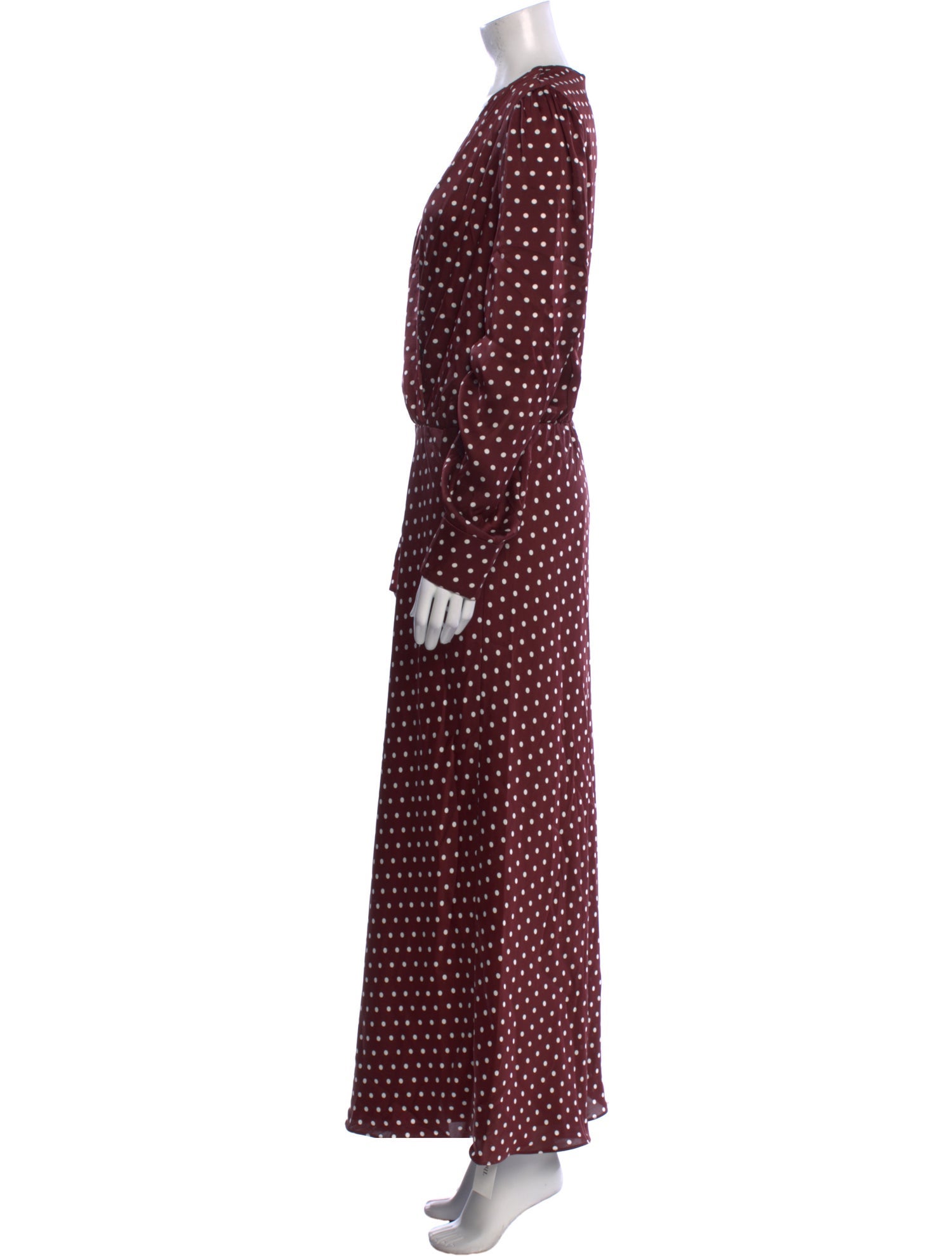 Favorite Daughter Polka Dot Print Long Dress