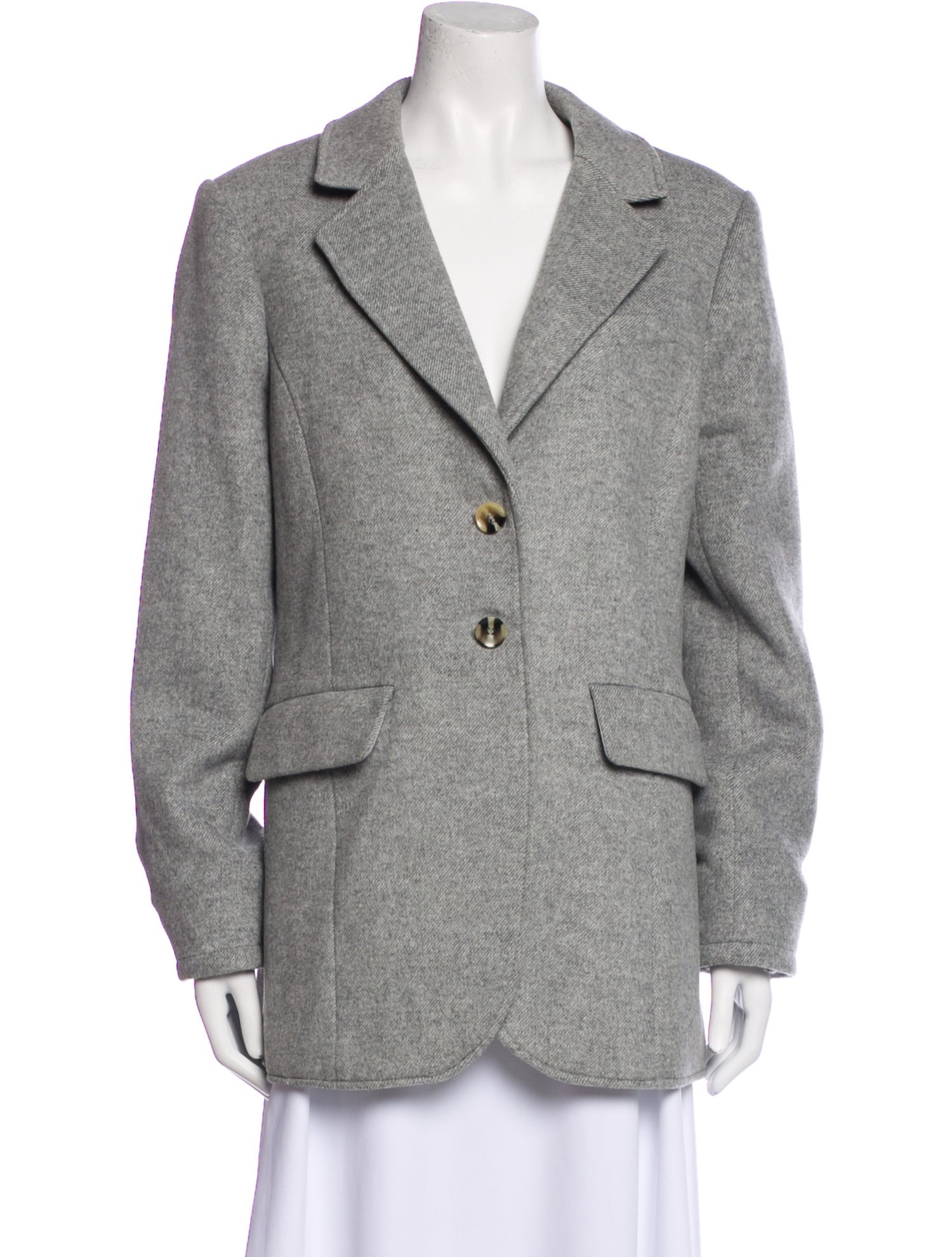 Favorite Daughter Wool Tweed Pattern Peacoat