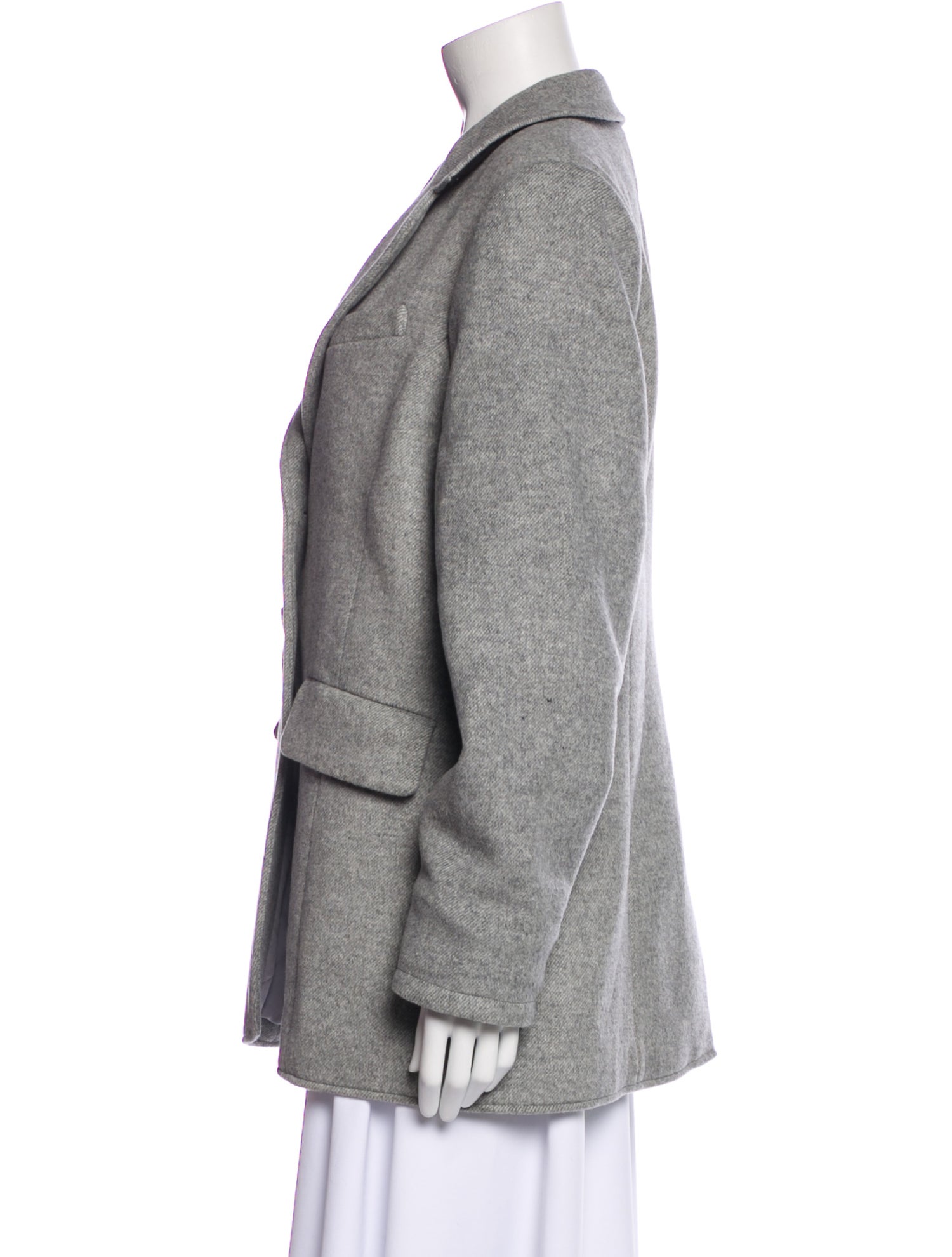 Favorite Daughter Wool Tweed Pattern Peacoat