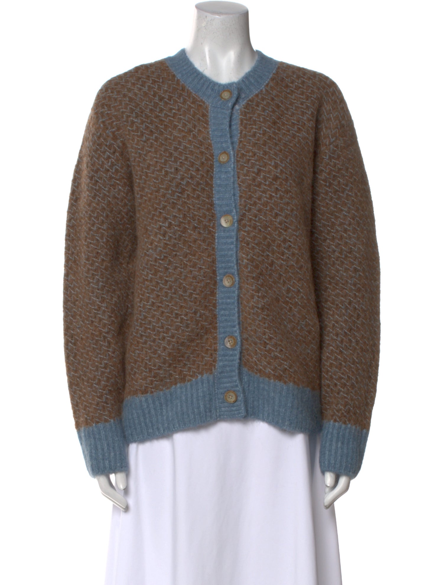 Favorite Daughter Colorblock Pattern Crew Neck Sweater w/ Tags