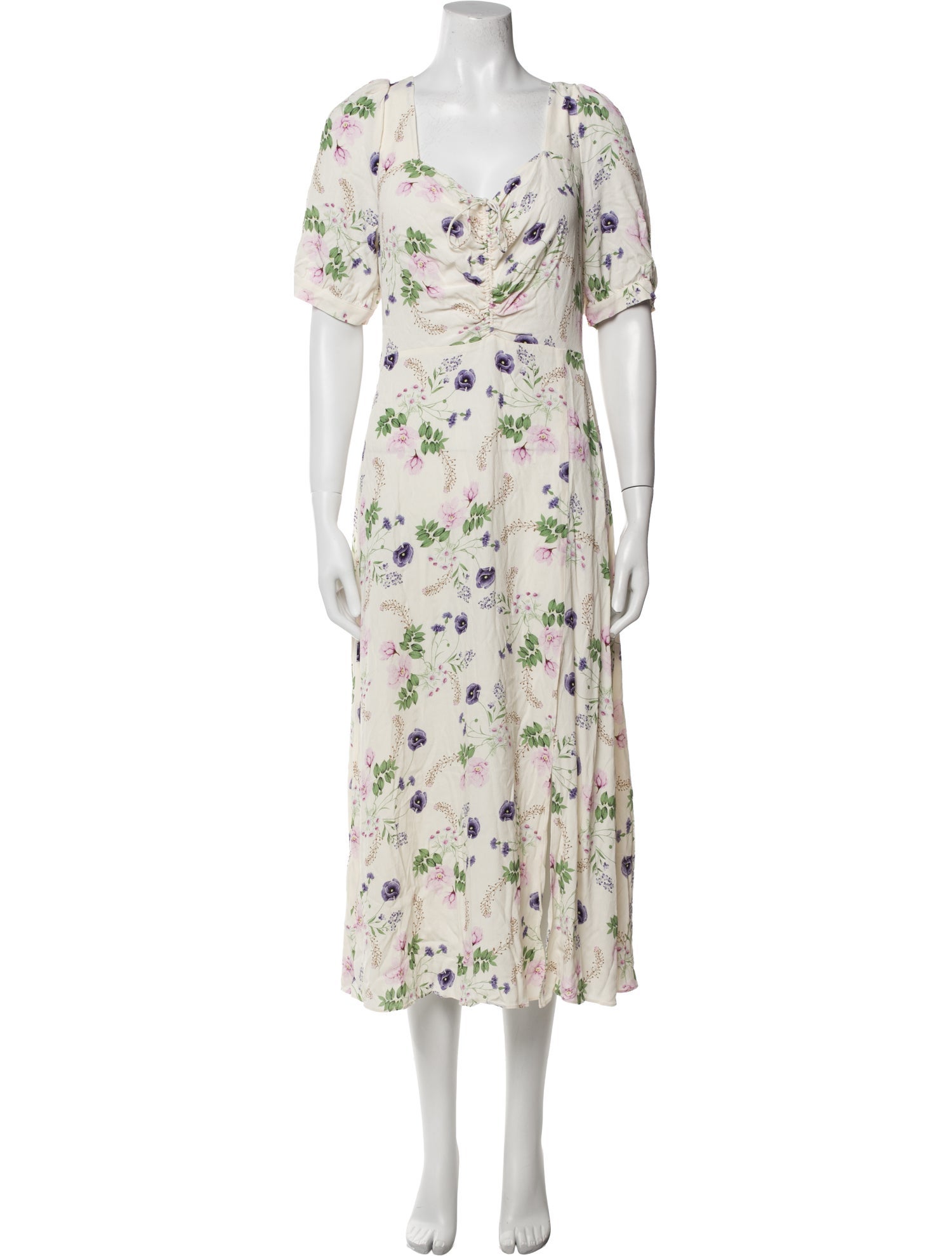 Favorite Daughter Floral Print Midi Length Dress w/ Tags