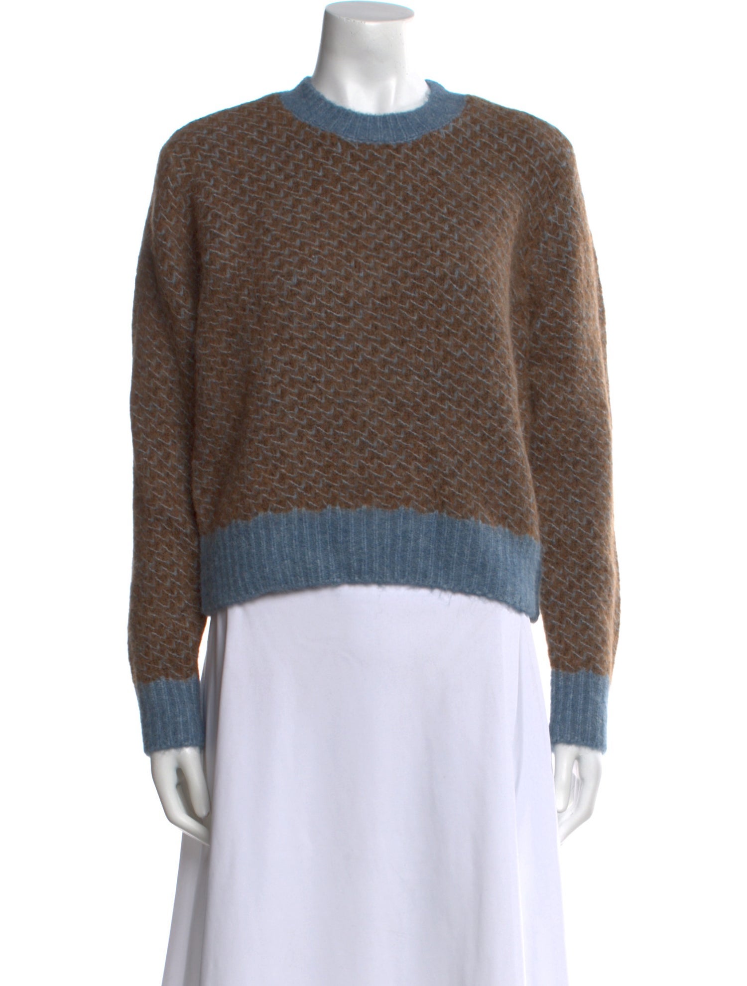 Favorite Daughter Printed Crew Neck Sweater