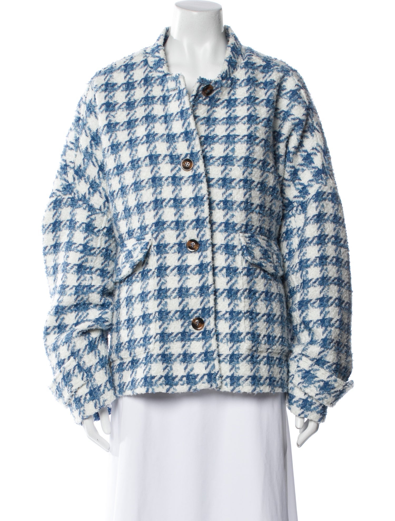 Favorite Daughter Plaid Print Jacket