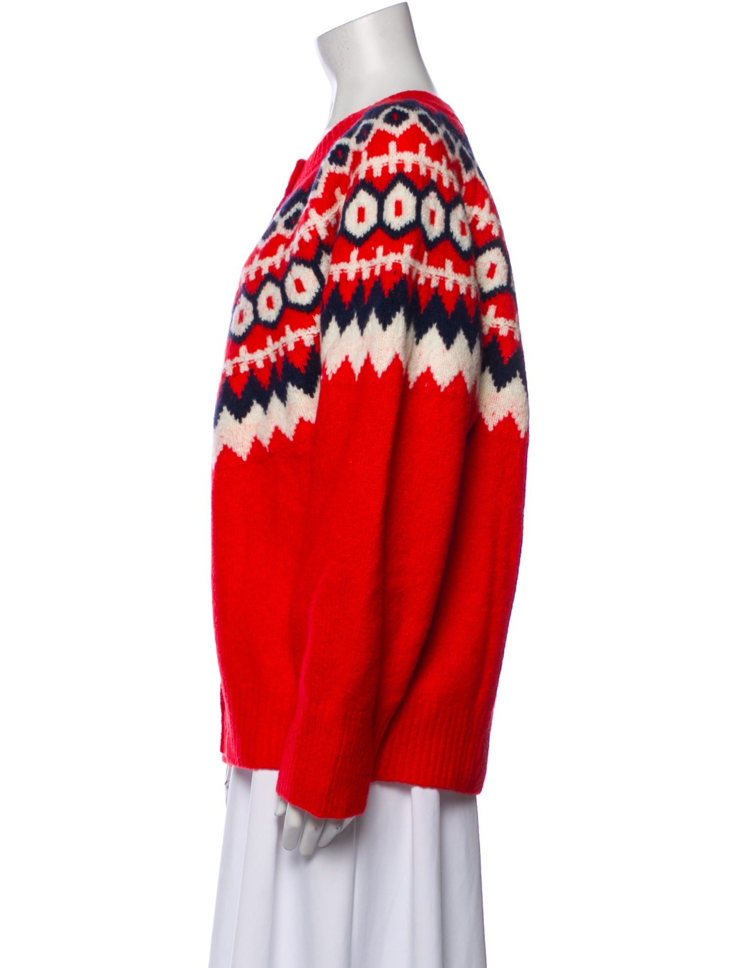 Favorite Daughter Merino Wool Printed Sweater w/ Tags