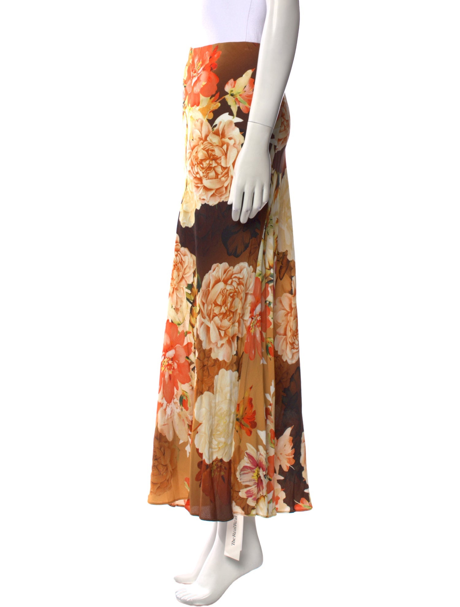 Favorite Daughter Floral Print Midi Length Skirt