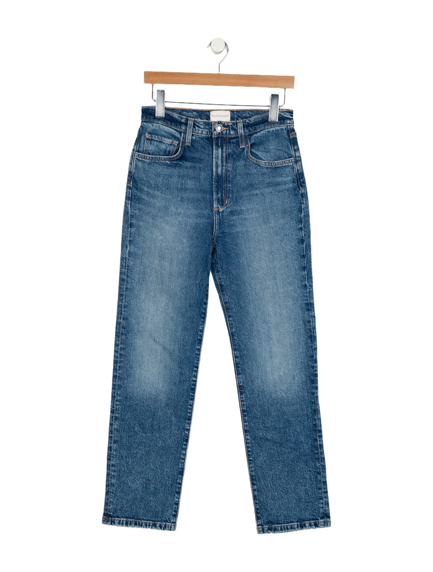 Favorite Daughter High-Rise Straight Leg Jeans