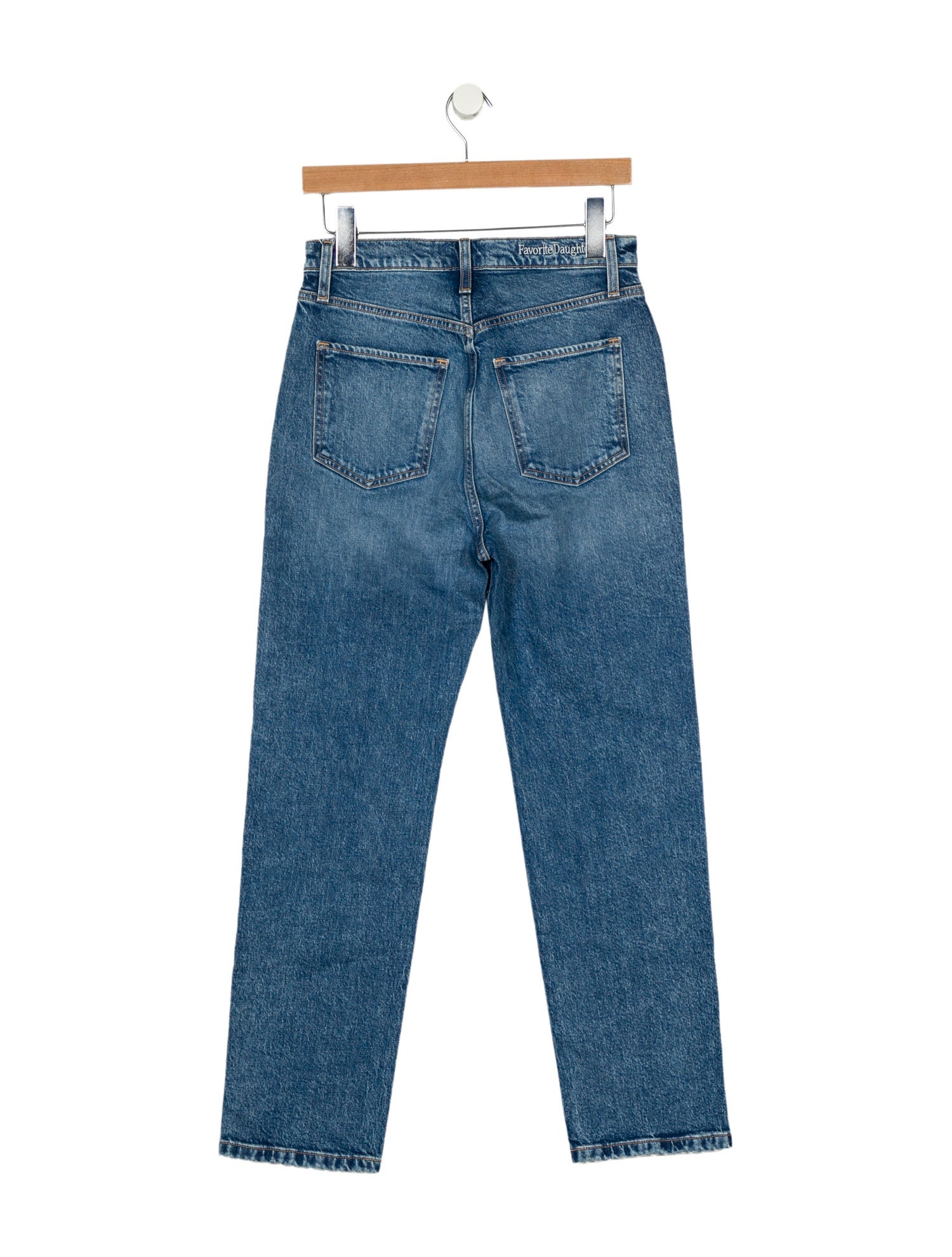 Favorite Daughter High-Rise Straight Leg Jeans